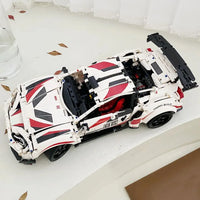 Thumbnail for Building Blocks Tech MOC Toyota GT86 Classic Sports Car Bricks Toy 23002 Construction Set Toys - 8