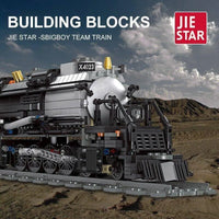 Thumbnail for Building Blocks Creator Expert Bigboy Steam Train Locomotive Bricks Toy EU Construction Set Toys - 2