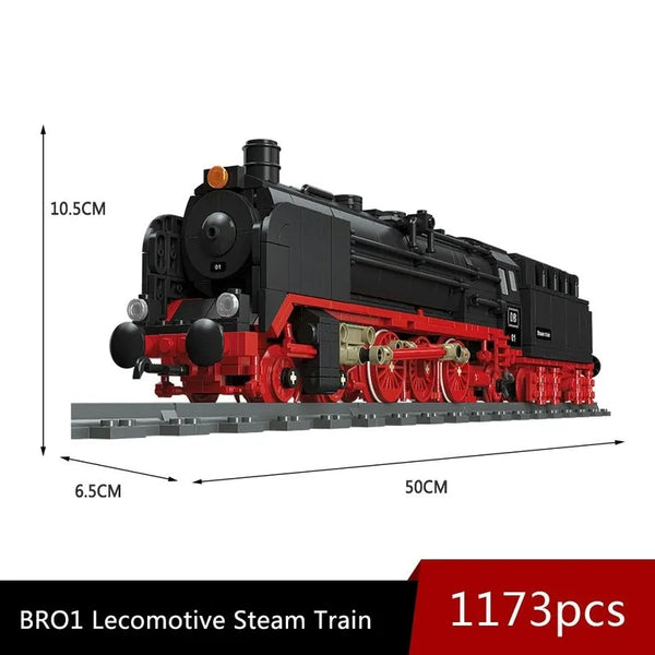 2024 Steam Train Building Kit, Locomotive Display Set, 1:38 Scale (789 Pieces)