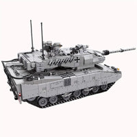 Thumbnail for Building Blocks Military WW2 Leopard 2A7 Main Battle Tank Bricks Toy Construction Set Toys - 4