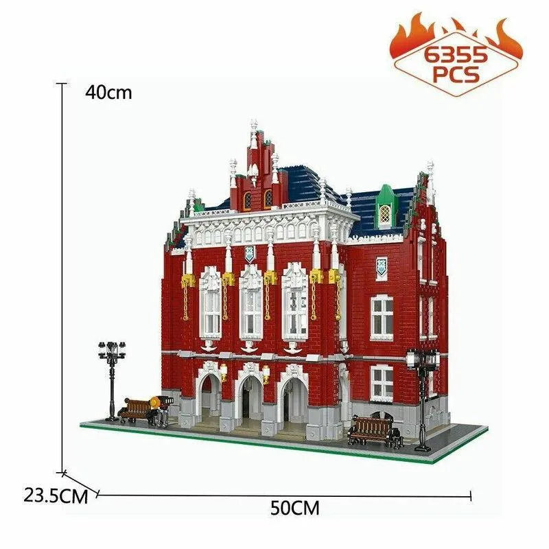 Building Blocks MOC 89123 Creator Expert City University Bricks Toys - 1
