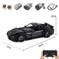 Thumbnail for Building Blocks MOC 91102 Tech RC Motorized Ferrari F12 Racing Car Bricks Toy Construction Set Toys - 5