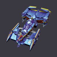 Thumbnail for Building Blocks MOC Expert Formula NP1 Racing Car Bricks Toys 92030 - 8