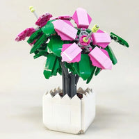 Thumbnail for Building Blocks MOC Idea Potted Lyly Azalea Plant Bricks Kids Toys Construction Set Toys - 2