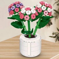 Thumbnail for Building Blocks MOC Ideas Potted Hydrangea Plant Bricks Kids Toys Construction Set Toys - 6