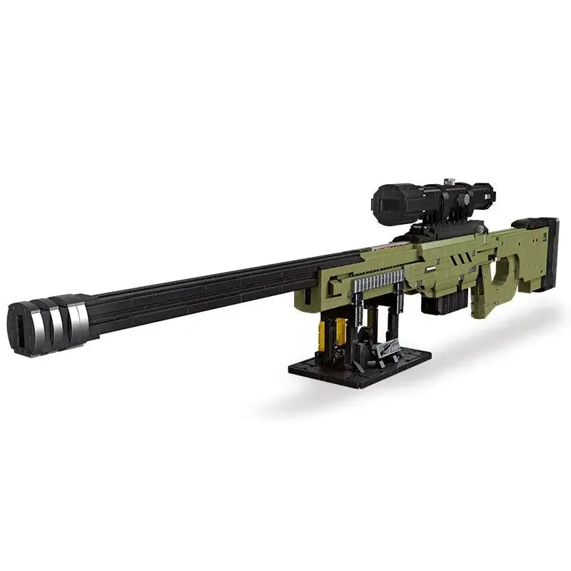 Building Blocks MOC Military Super AWP Sniper Rifle Gun Bricks Toy 58022 Construction Set Toys - 1