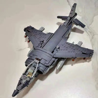 Thumbnail for Building Blocks MOC Military WW2 AV-8II Harrier Attack Aircraft Plane Bricks Toys Construction Set Toys - 8