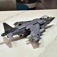 Thumbnail for Building Blocks MOC Military WW2 AV-8II Harrier Attack Aircraft Plane Bricks Toys Construction Set Toys - 10