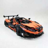 Thumbnail for Building Blocks MOC RC Motorized P1 Hypercar Super Racing Car Bricks Toy 91104 Construction Set Toys - 10