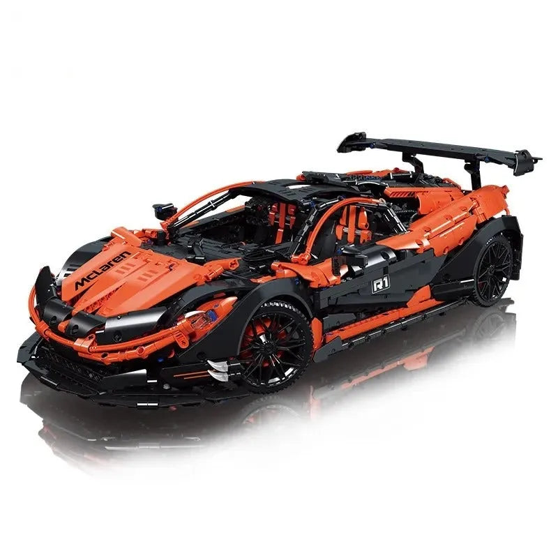 Building Blocks MOC RC Motorized P1 Hypercar Super Racing Car Bricks Toy 91104 Construction Set Toys - 8