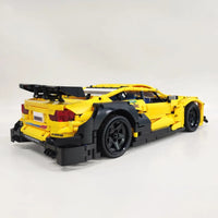 Thumbnail for Building Blocks Tech MOC BMW M4 DTM Sports Racing Car Bricks Toy Construction Set Toys - 12