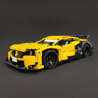 Thumbnail for Building Blocks Tech MOC BMW M4 DTM Sports Racing Car Bricks Toy Construction Set Toys - 3