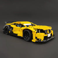 Thumbnail for Building Blocks Tech MOC BMW M4 DTM Sports Racing Car Bricks Toy Construction Set Toys - 4