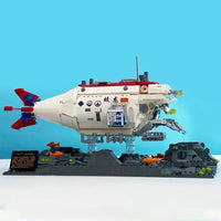 Thumbnail for Building Blocks Military Manned Deep Sea Submarine Ship Bricks Toys Construction Set Toys - 5