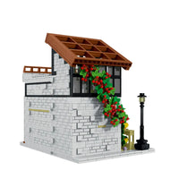 Thumbnail for Building Blocks City Expert Sunshine Coffee Store House LED Bricks Toy 031062 - 7