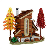 Thumbnail for Building Blocks City Street Experts MOC Forest Cabin Villa LED Bricks Toys 031073 Construction Set Toys - 1