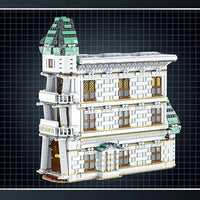 Thumbnail for Building Blocks Movie Expert Harry Potter MOC Diagon Alley Bricks Toy Construction Set Toys - 6