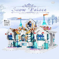 Thumbnail for Building Blocks Creator Expert MOC Princess Snow Palace Castle Bricks Toys Construction Set Toys - 2