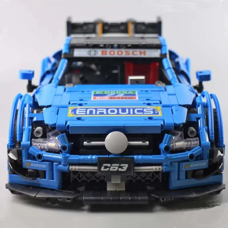 Building Blocks MOC 13073 RC Mercedes Benz AMG C63 Racing Car Bricks Toy Construction Set Toys - 4