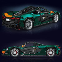 Thumbnail for Building Blocks MOC 13091 RC APP Motorized Hypercar P1 Racing Car Bricks Toys - 3