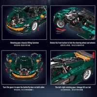 Thumbnail for Building Blocks MOC 13091 RC APP Motorized Hypercar P1 Racing Car Bricks Toys - 6
