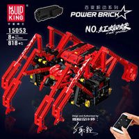 Thumbnail for Building Blocks MOC 15053 Technical RC Robot Red Spider Bricks Toys Construction Set Toys - 2