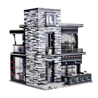 Thumbnail for Building Blocks MOC 16042 City Experts ISLET PUB Restaurant Bricks Toys Construction Set Toys - 1