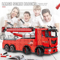 Thumbnail for Building Blocks MOC 19008 Tech RC Heavy Rescue Tow Truck Bricks Toy Construction Set Toys - 8