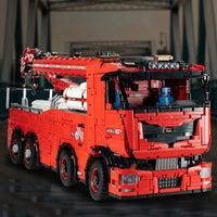 Thumbnail for Building Blocks MOC 19008 Tech RC Heavy Rescue Tow Truck Bricks Toy Construction Set Toys - 4