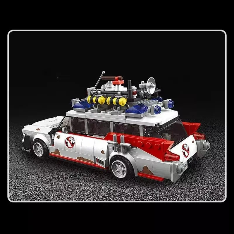 Building Blocks MOC 27020 Mini Famous Ghost Bus Car Kids Bricks Toy Construction Set Toys - 3