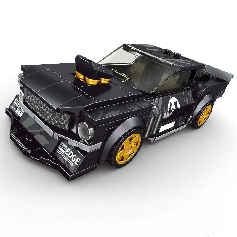 Building Blocks MOC 27024 Mini 1965 Muscle Mustang Racing Car Bricks Toys Construction Set Toys - 1