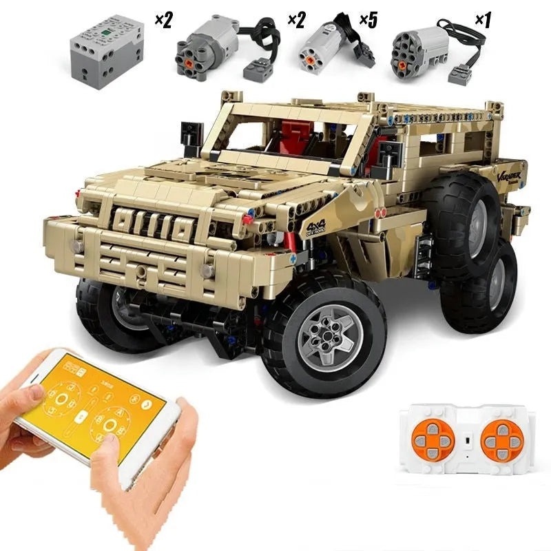 Building Blocks MOC APP Motorized Marauder Off-Road Truck Bricks Toy 13131 Construction Set Toys - 1