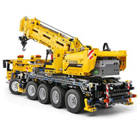 Thumbnail for Building Blocks MOC APP Motorized RC Heavy Mobile Lift Crane Truck Bricks Toy Construction Set Toys - 4