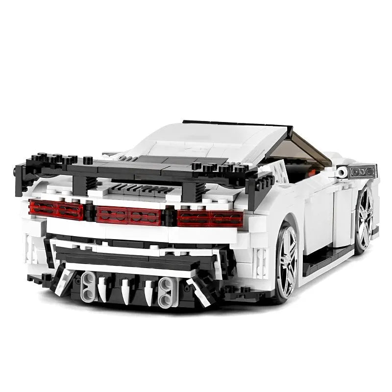 Building Blocks MOC Bugatti 110 Special Sport Racing Car Bricks Toys 10004 Construction Set Toys - 5