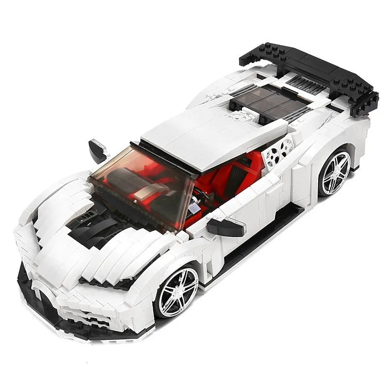 Building Blocks MOC Bugatti 110 Special Sport Racing Car Bricks Toys 10004 Construction Set Toys - 9