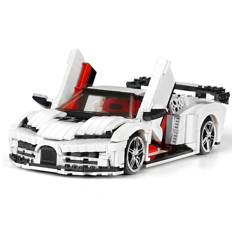 Building Blocks MOC Bugatti 110 Special Sport Racing Car Bricks Toys 10004 Construction Set Toys - 1