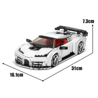 Thumbnail for Building Blocks MOC Bugatti 110 Special Sport Racing Car Bricks Toys 10004 - 10