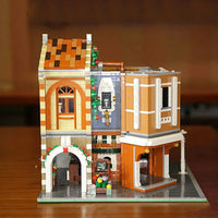 Thumbnail for Building Blocks MOC Creator Expert Afternoon Tea Restaurant Bricks Toy Construction Set Toys - 12