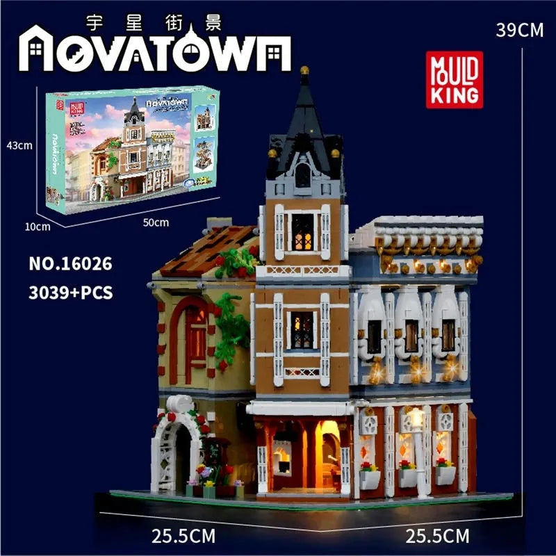 Building Blocks MOC Creator Expert Afternoon Tea Restaurant Bricks Toy Construction Set Toys - 14