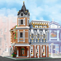 Thumbnail for Building Blocks MOC Creator Expert Afternoon Tea Restaurant Bricks Toy Construction Set Toys - 3