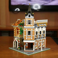 Thumbnail for Building Blocks MOC Creator Expert Afternoon Tea Restaurant Bricks Toy Construction Set Toys - 11