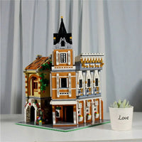 Thumbnail for Building Blocks MOC Creator Expert Afternoon Tea Restaurant Bricks Toy Construction Set Toys - 16