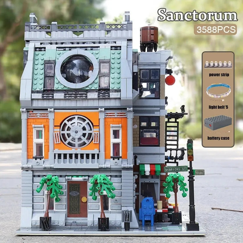 Building Blocks MOC Creator Expert Marvel Sanctum Sanctorum Bricks Toy 16037 Construction Set Toys - 3