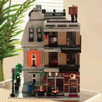 Thumbnail for Building Blocks MOC Creator Expert Marvel Sanctum Sanctorum Bricks Toy 16037 Construction Set Toys - 19