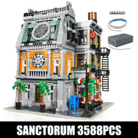 Thumbnail for Building Blocks MOC Creator Expert Marvel Sanctum Sanctorum Bricks Toy 16037 Construction Set Toys - 2