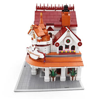 Thumbnail for Building Blocks MOC Creator Expert Paradise Corner Restaurant Bricks Toy 11003 - 9