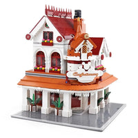 Thumbnail for Building Blocks MOC Creator Expert Paradise Corner Restaurant Bricks Toy 11003 - 8