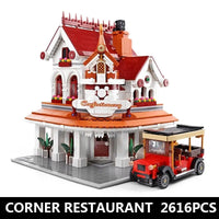 Thumbnail for Building Blocks MOC Creator Expert Paradise Corner Restaurant Bricks Toy 11003 - 1