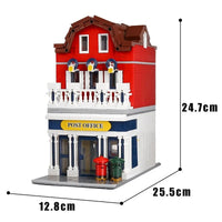 Thumbnail for Building Blocks MOC Creator Experts City Post Office Bricks Toy 11001 Construction Set Toys - 4