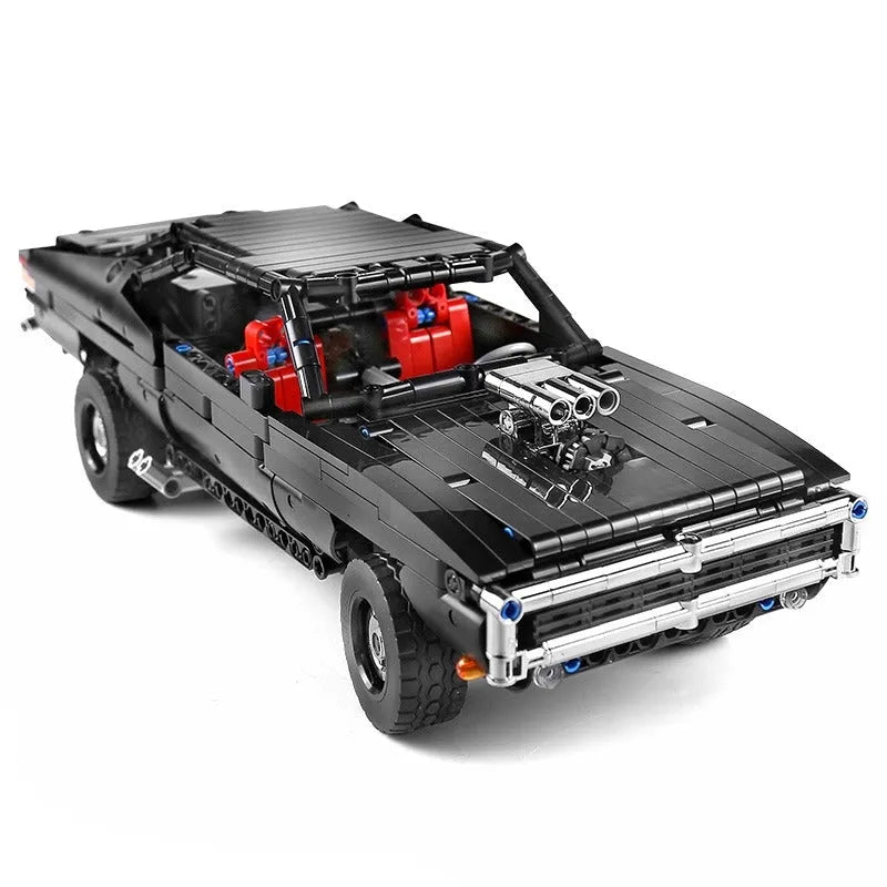 Building Blocks MOC Expert RC Ultimate Muscle Car Vehicle Bricks Toy 13081 Construction Set Toys - 5